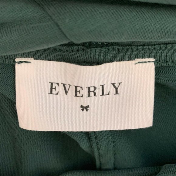 Antropologie Everly Cowl Neck Green Dress Small DR - Picture 5 of 5